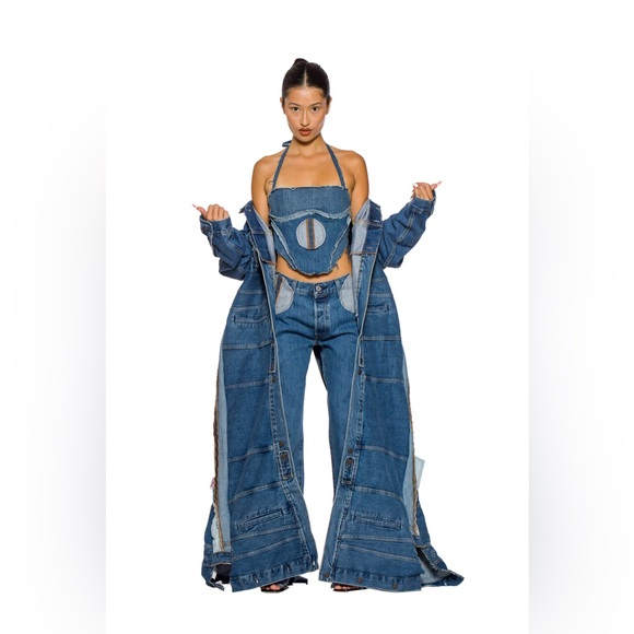 SAMI MIRO VINTAGE X LEVI'S CIRCLE POCKET TOP - Picture 5 of 7